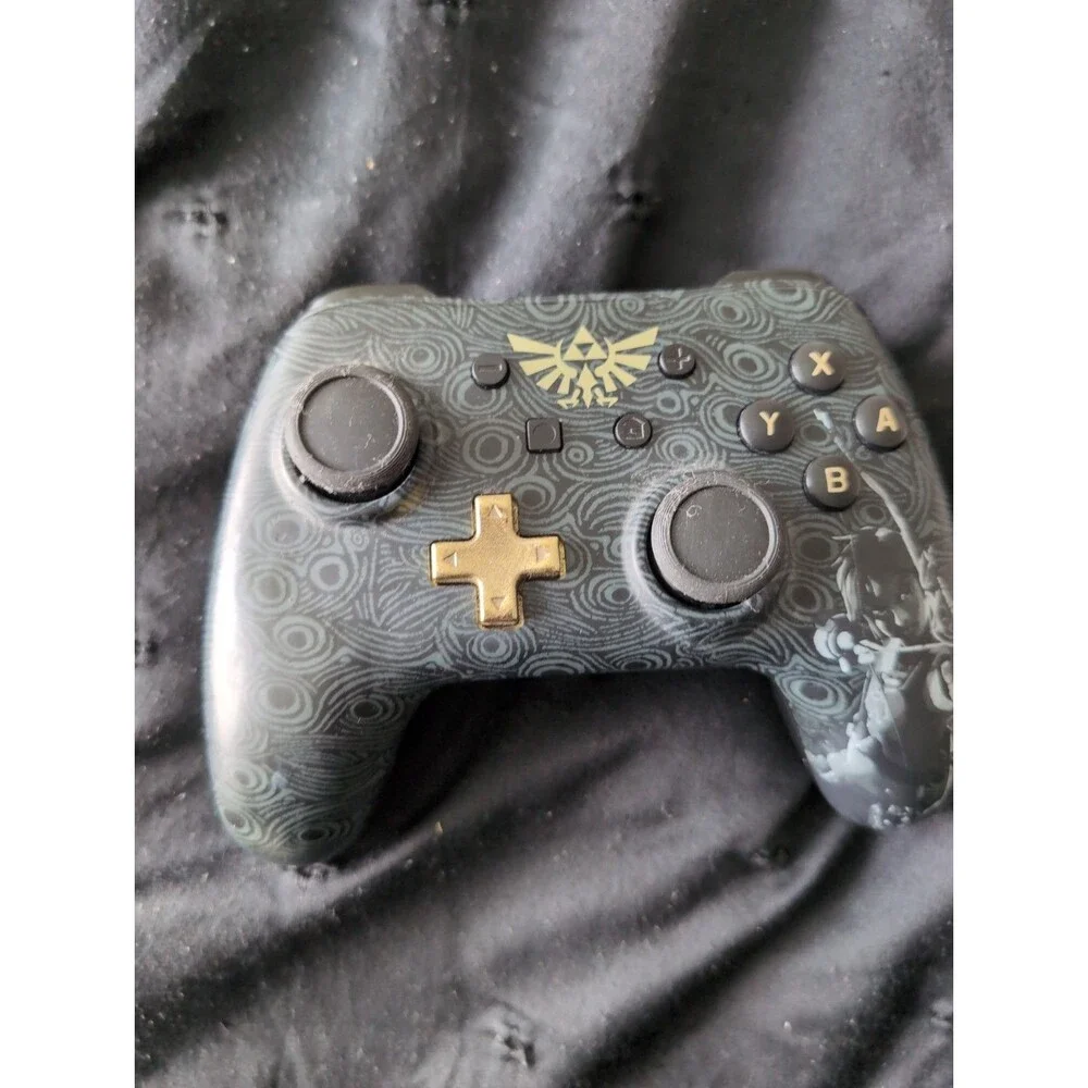 Nintendo Switch Wired Controller PowerA Legend Of Zelda Untested Wire Missing